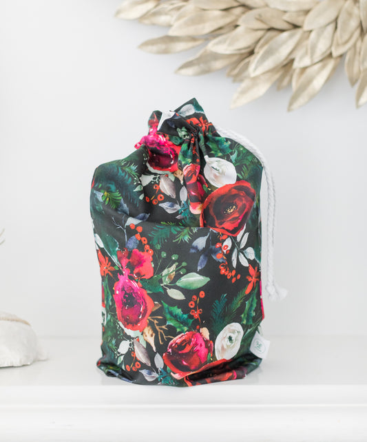 Noel Bonne Nuit fabric gift bag image 0