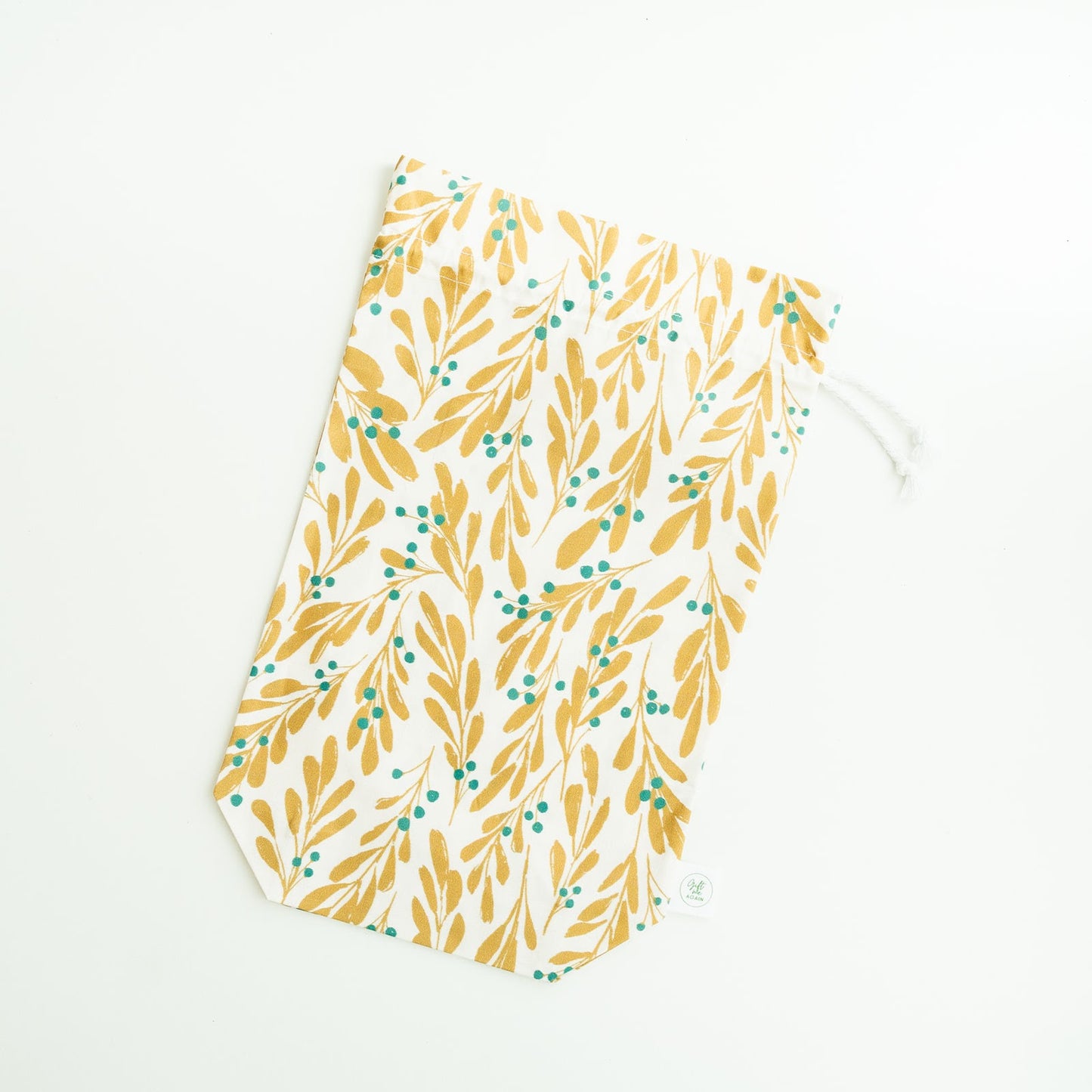 Leaves of Grace fabric gift bag