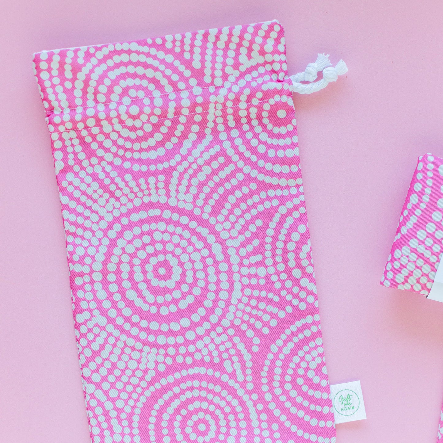 Warlukurlangu Vaughan Springs Dreaming fabric gift bag