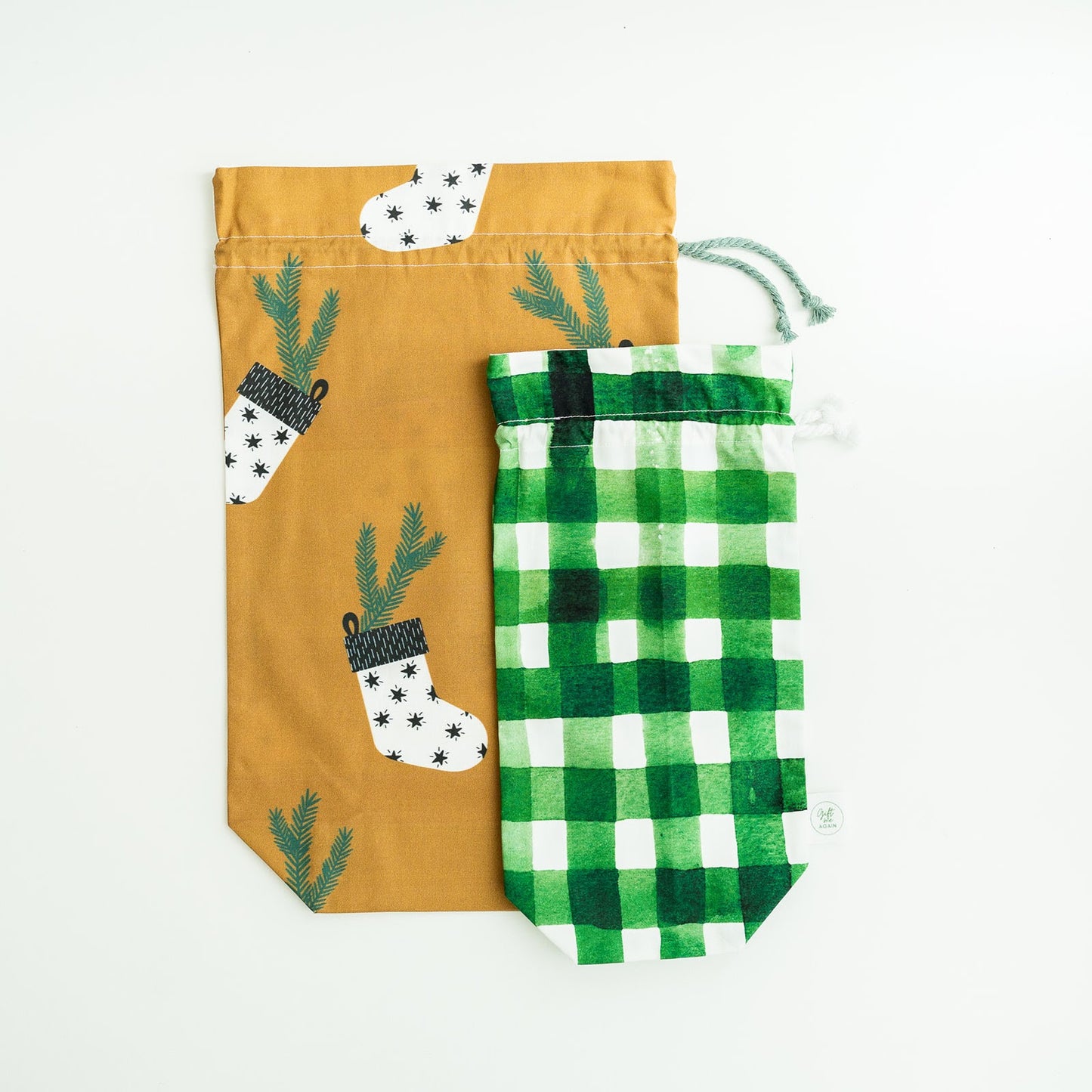 Christmas Stockings fabric gift bag