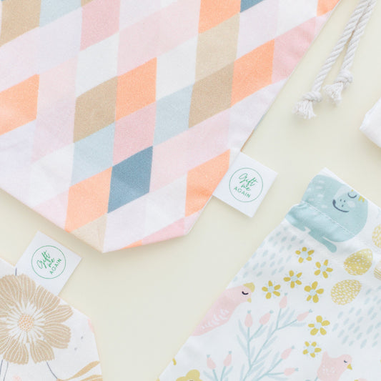 Jewels Easter fabric gift bag