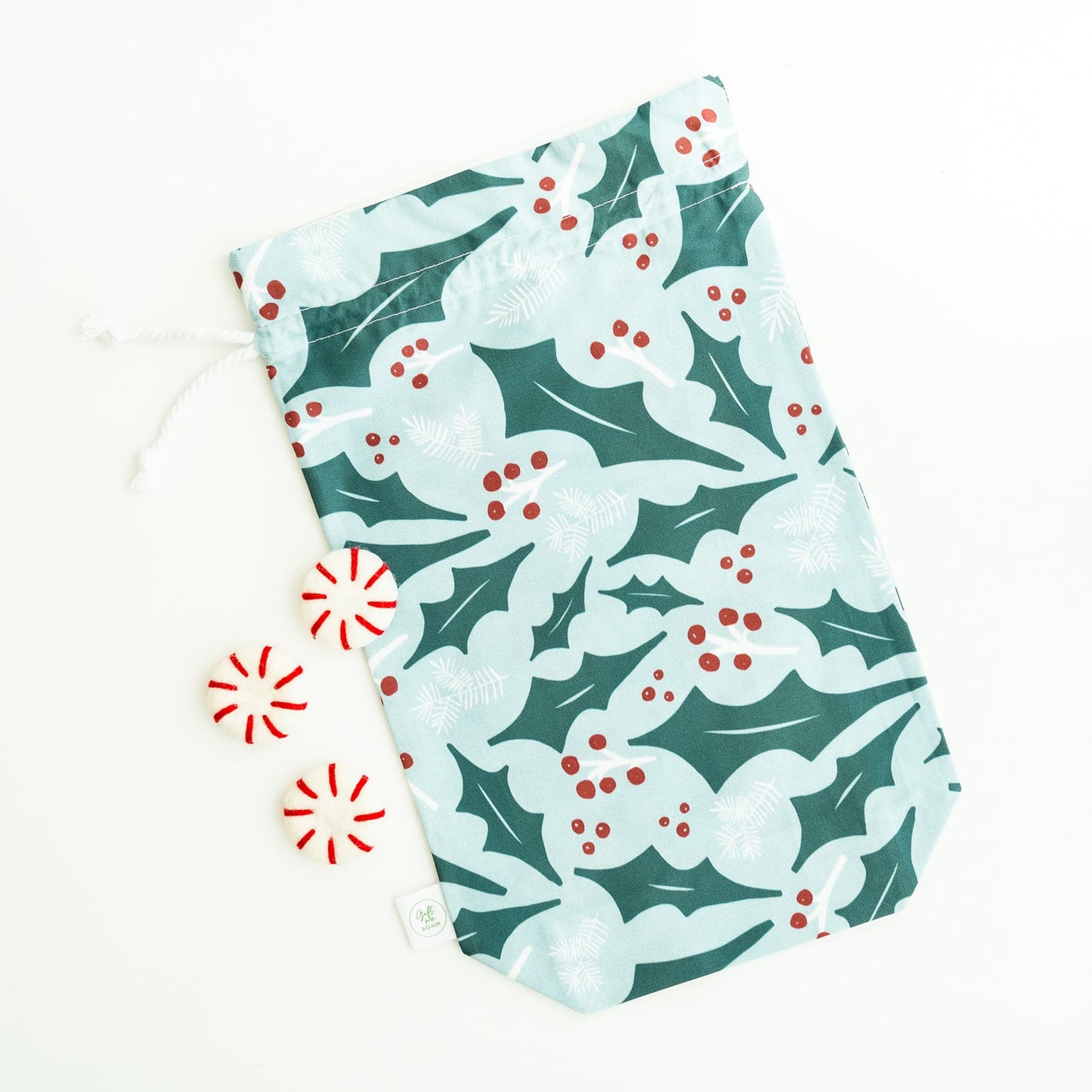Christmas fabric gift bag bundle