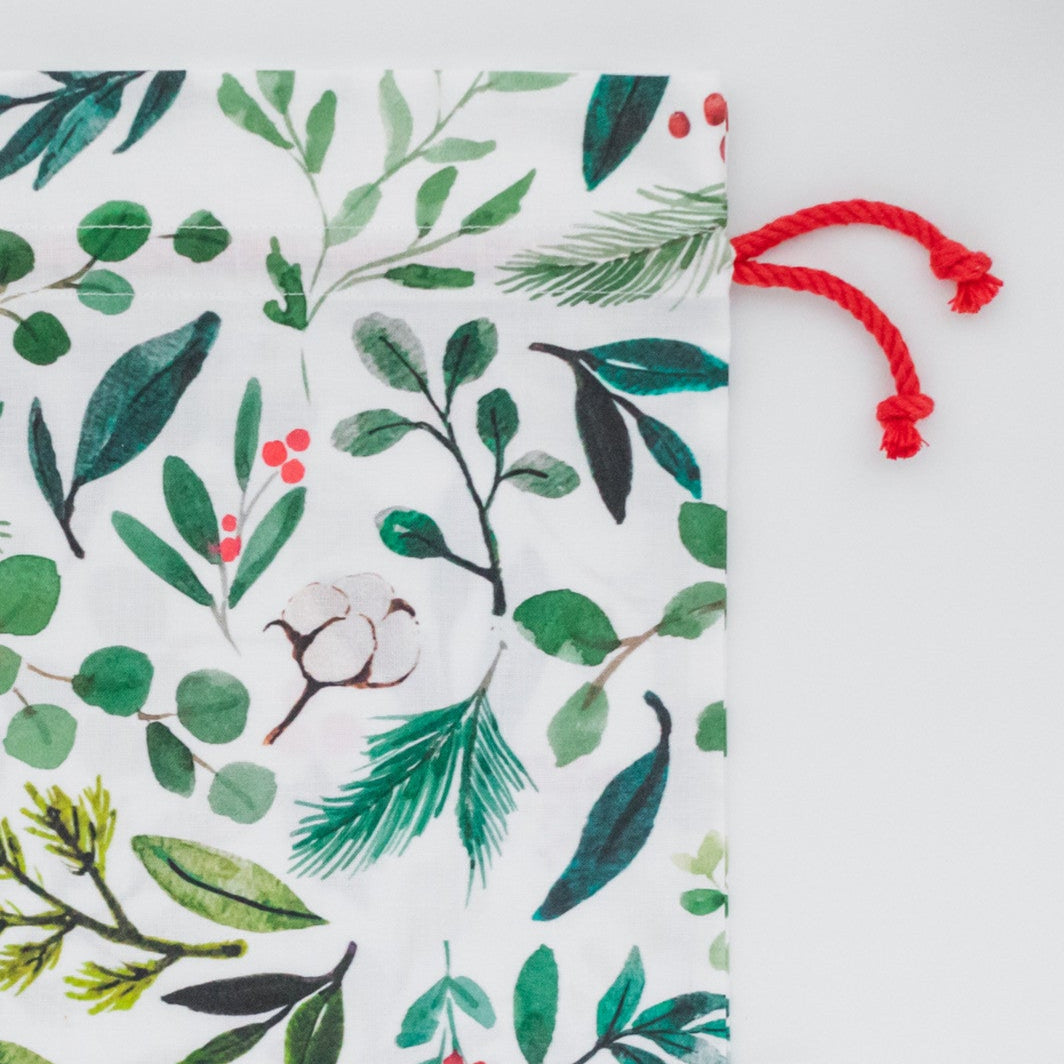 Christmas fabric gift bag bundle