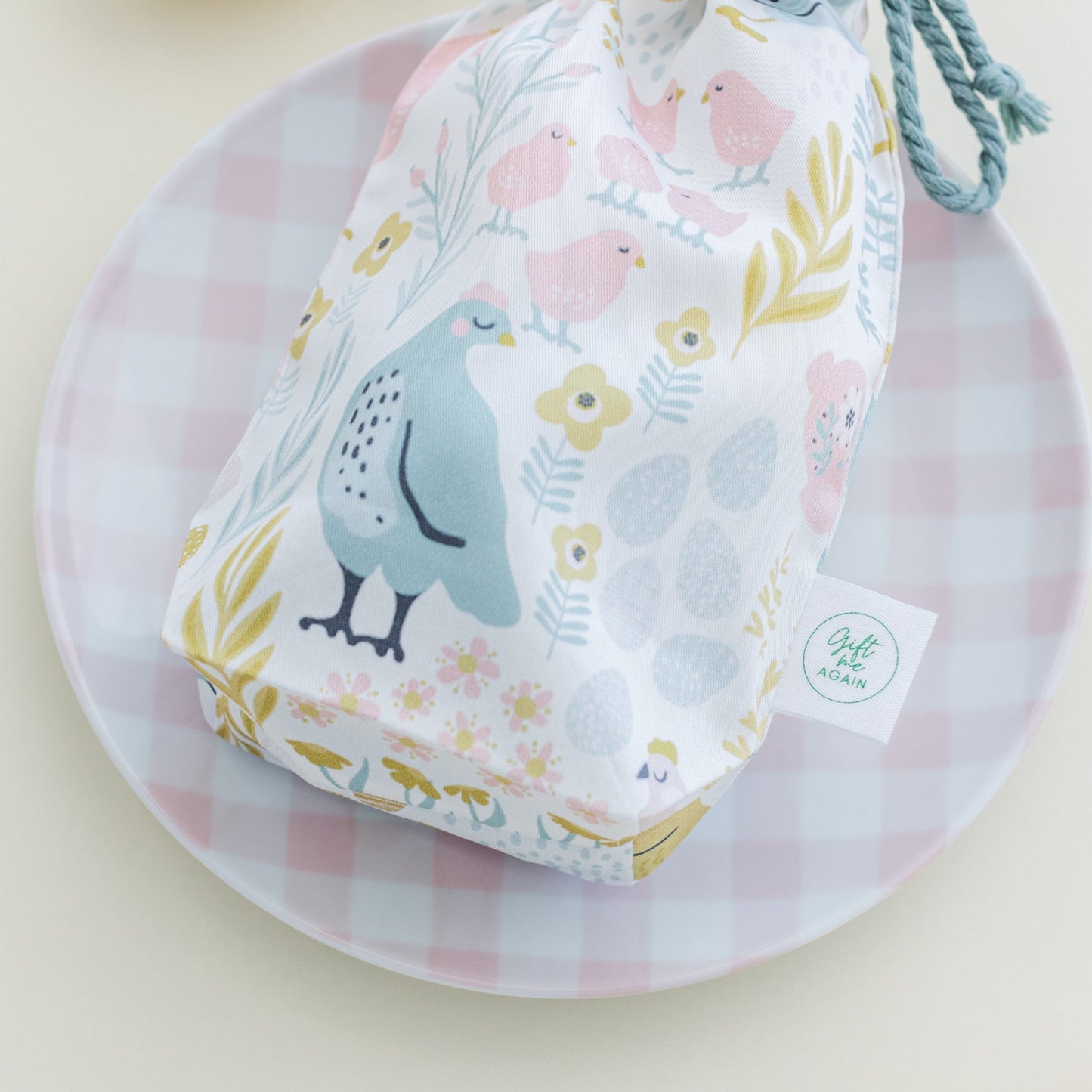 New Life Easter fabric gift bag