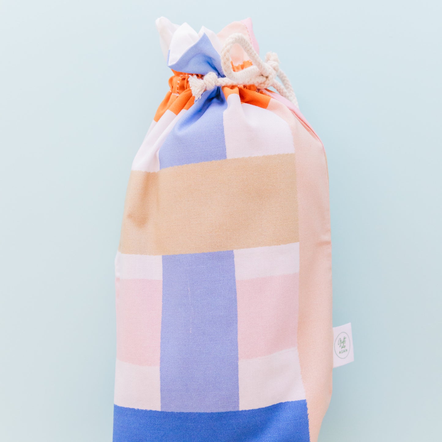 Reusable Easter Fabric Gift Bag – Bunny Blanket Print