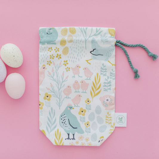 New Life Easter fabric gift bag