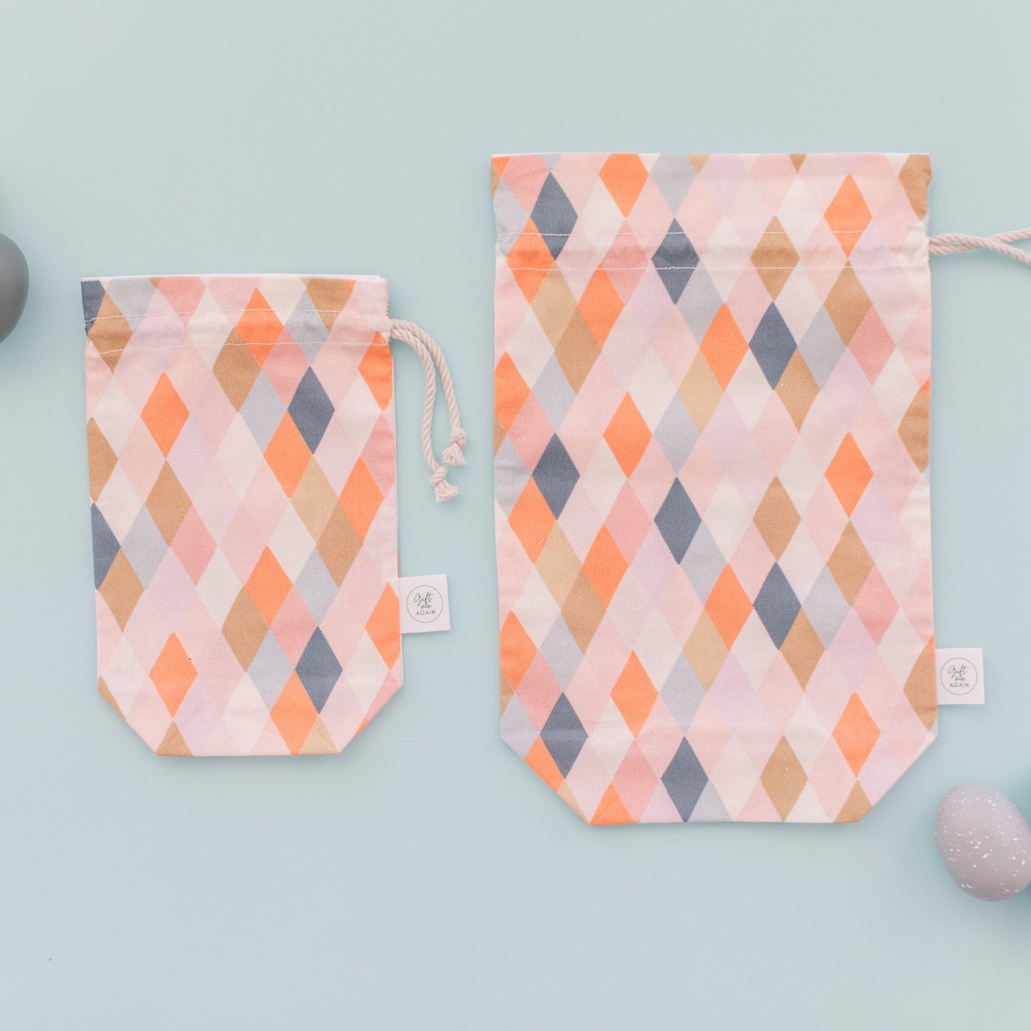 Jewels Easter fabric gift bag