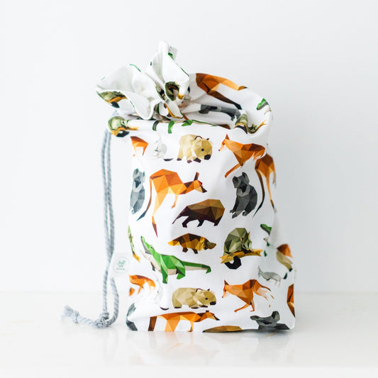 Geo Australian Animals reusable gift bag