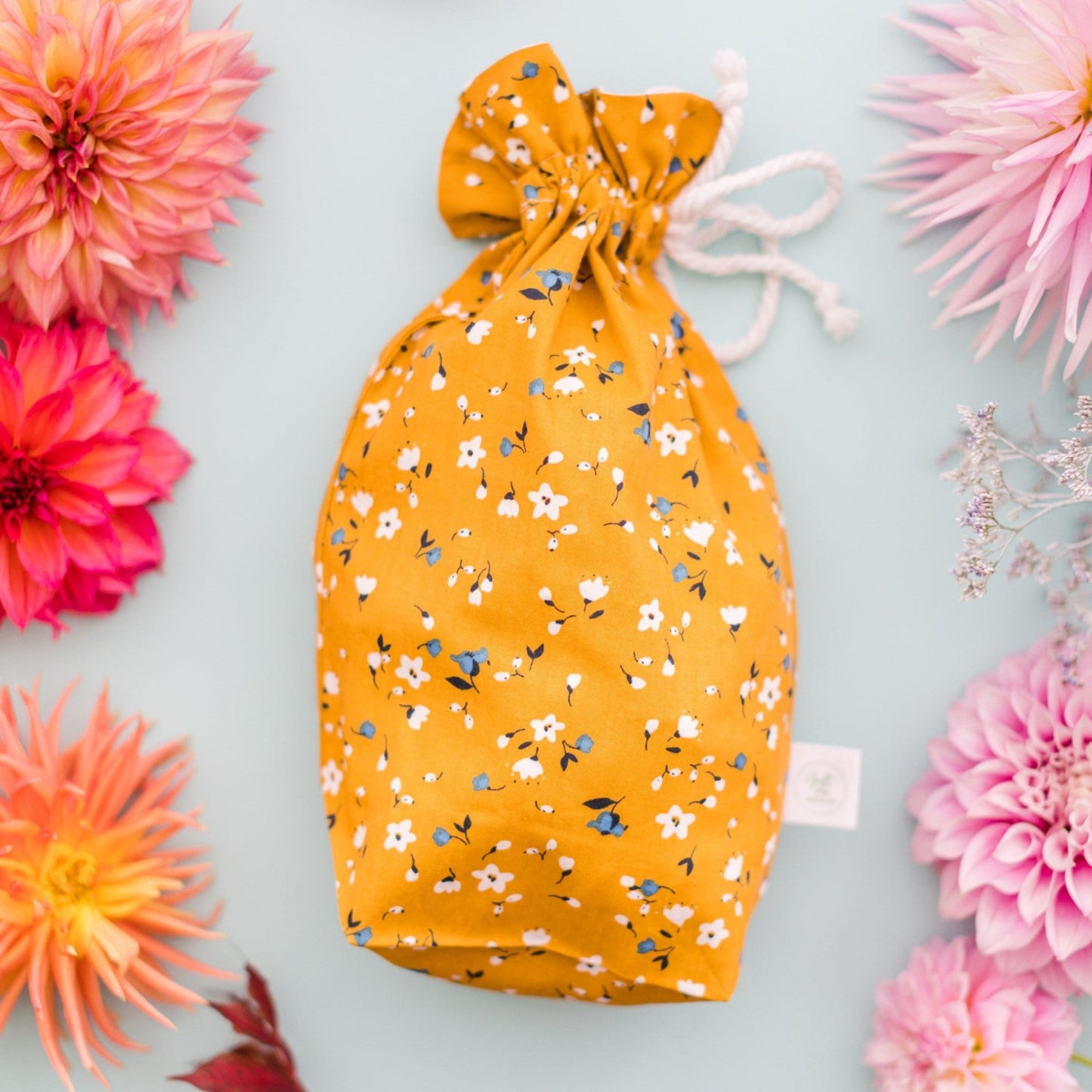 April reusable fabric gift bag