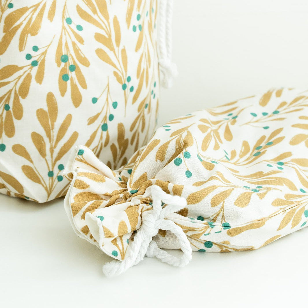 Leaves of Grace fabric gift bag