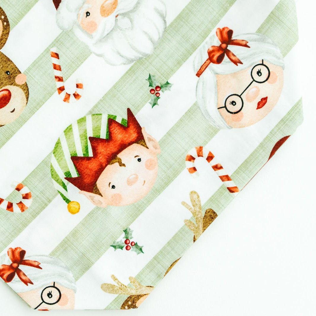 Santa Squad fabric gift bag