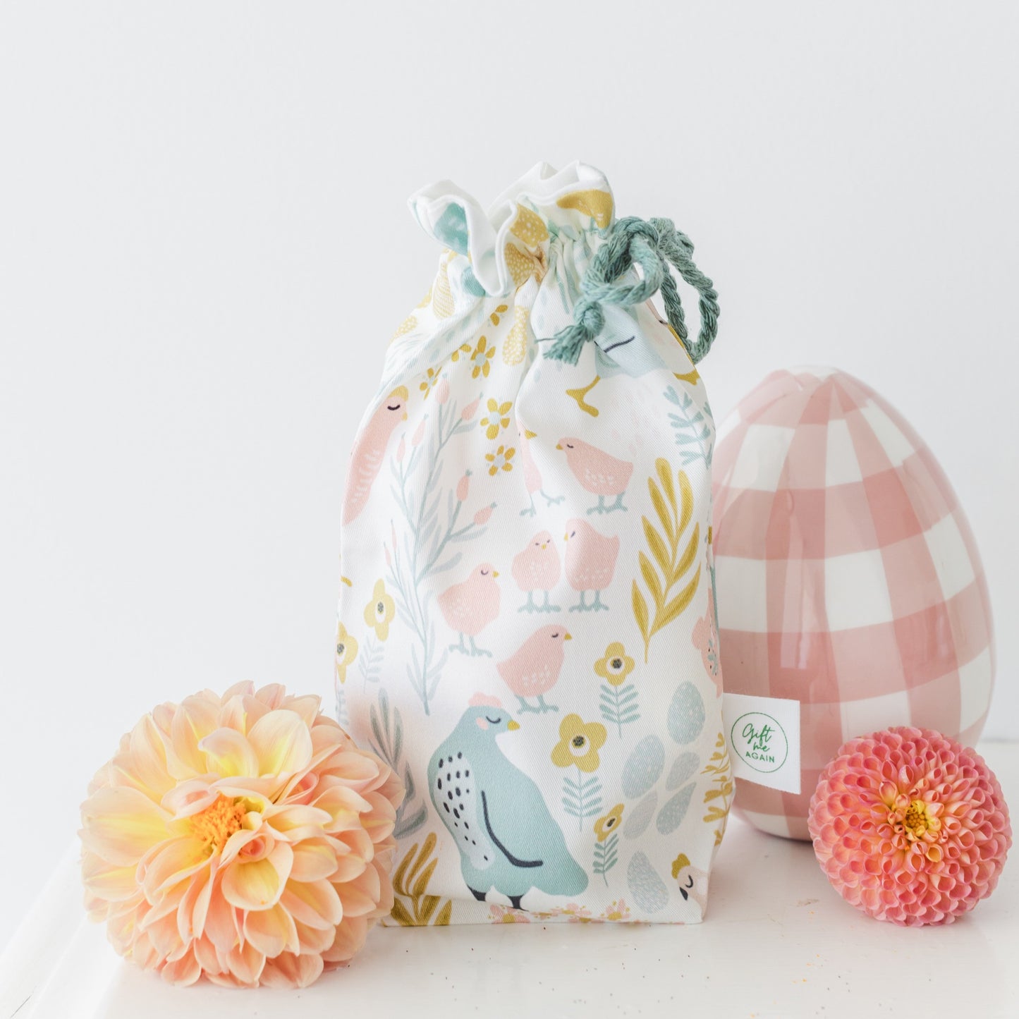 New Life Easter fabric gift bag
