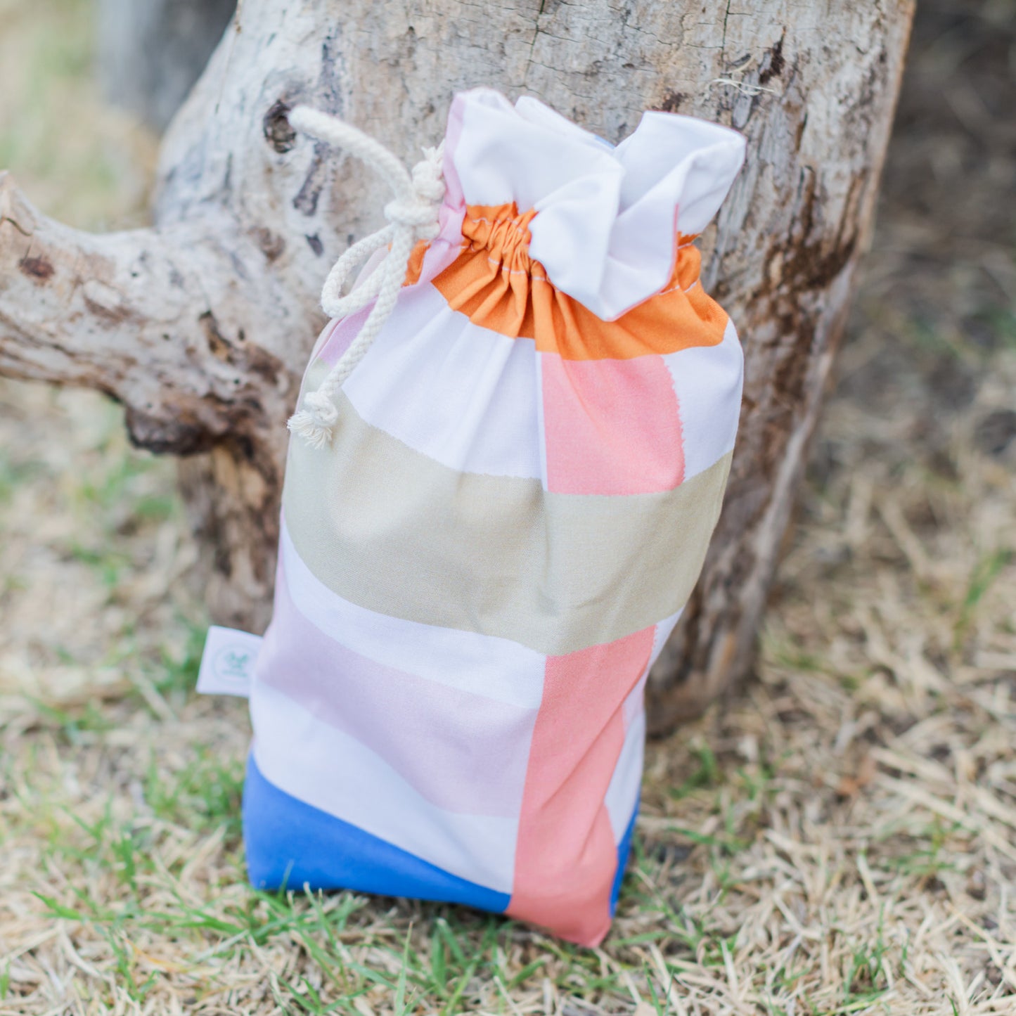 Reusable Easter Fabric Gift Bag – Bunny Blanket Print