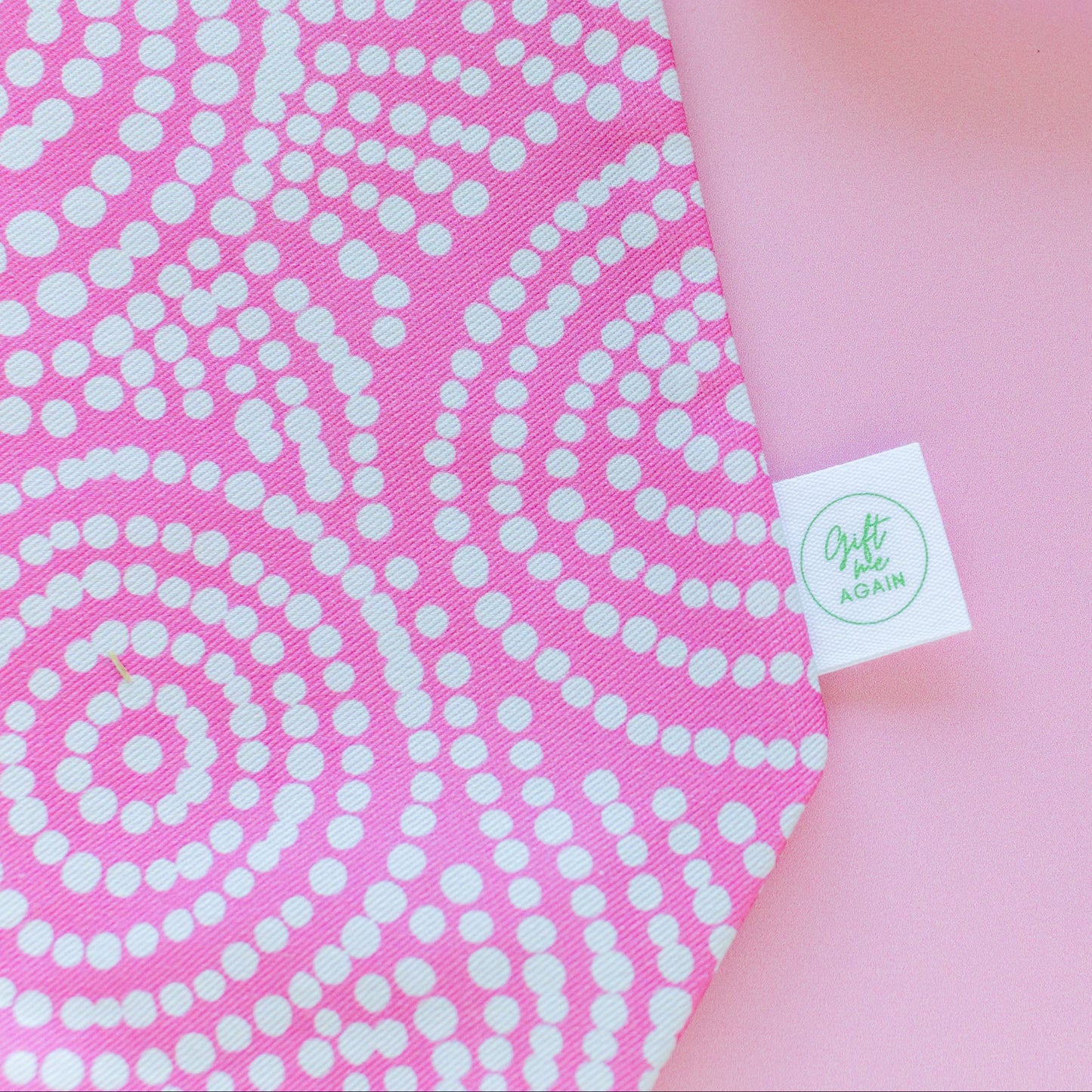 Warlukurlangu Vaughan Springs Dreaming fabric gift bag