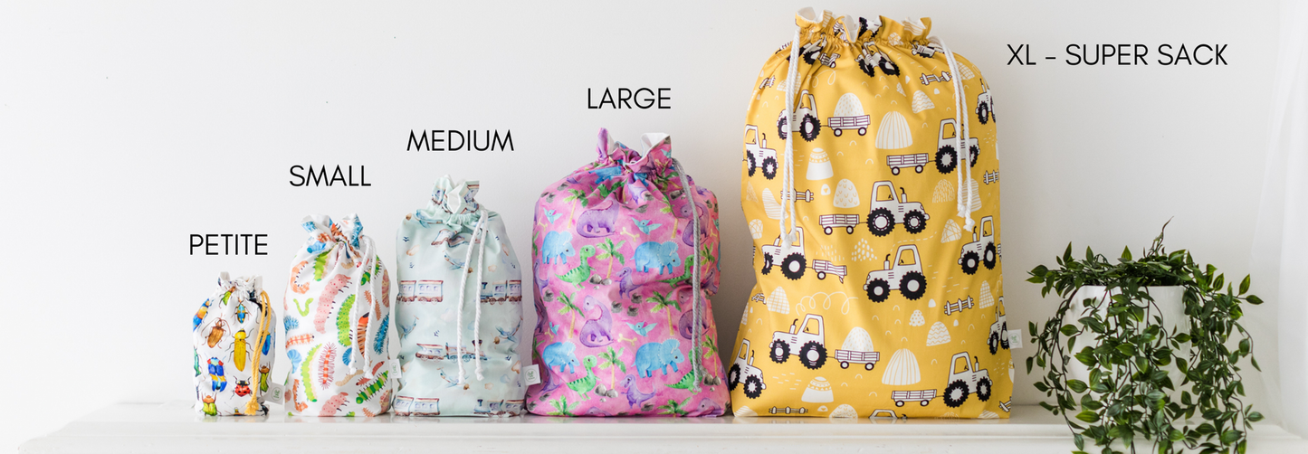 Reusable gift bag STARTER PACK boys 3,4 or 5 pack