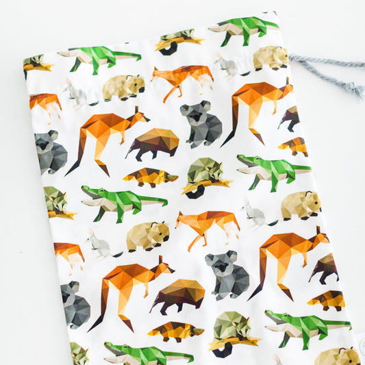 Geo Australian Animals reusable gift bag