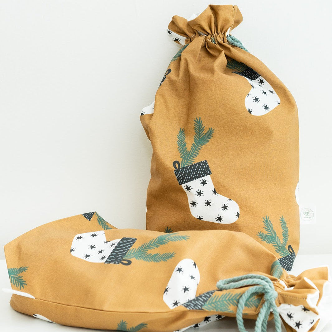 Christmas Stockings fabric gift bag