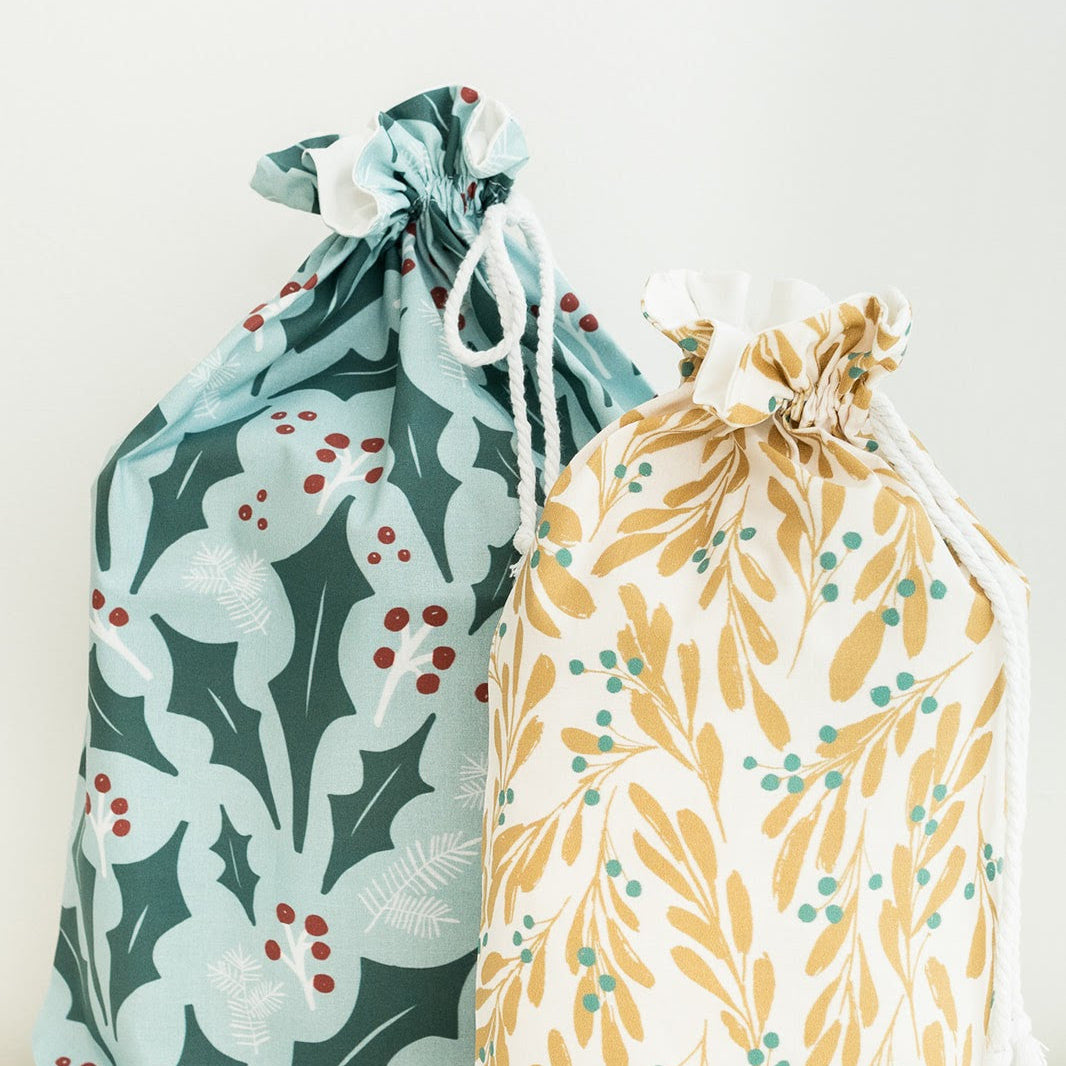 Leaves of Grace fabric gift bag
