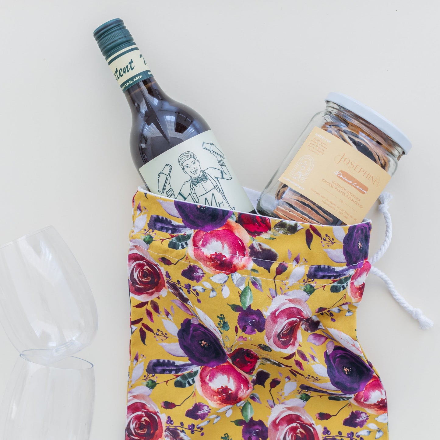 Rich Roses reusable gift bag