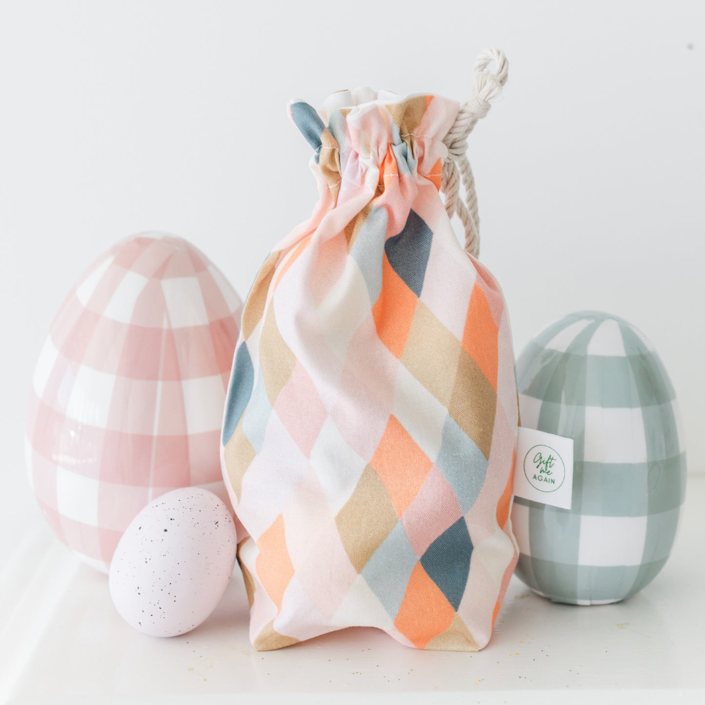 Jewels Easter fabric gift bag