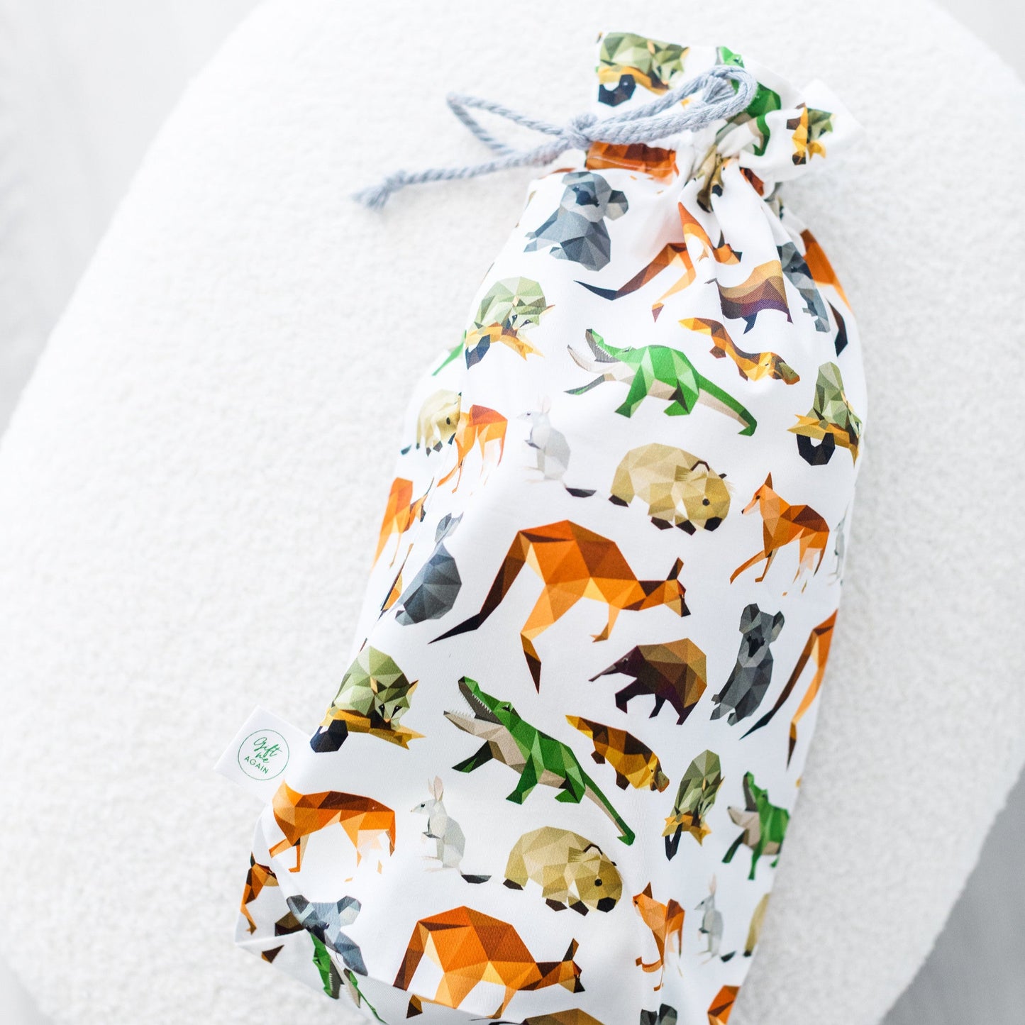 Geo Australian Animals reusable gift bag