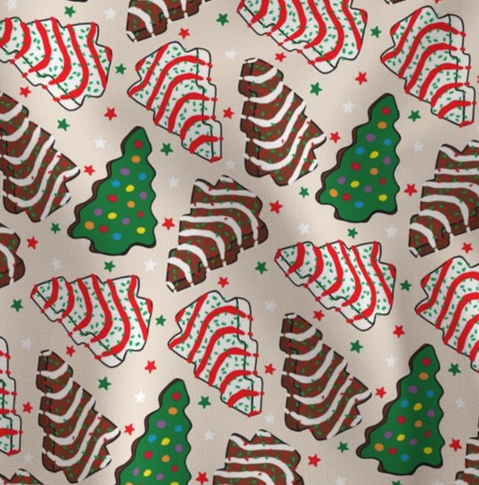 Christmas Cookies Fabric Gift Bag