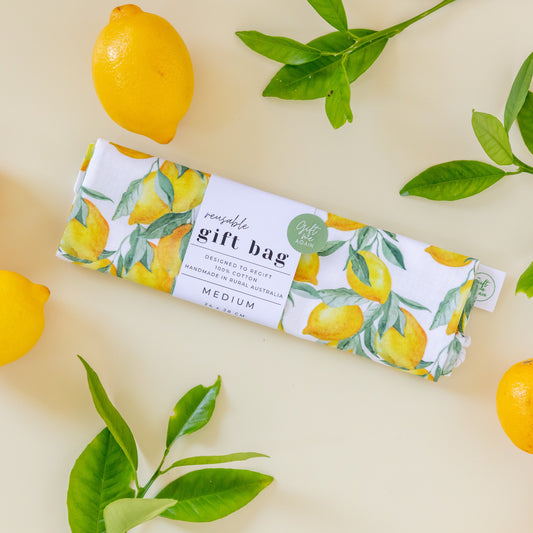 Lemon Grove Reusable Gift Bag
