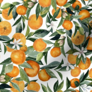Orange Blossom Reusable Gift Bag